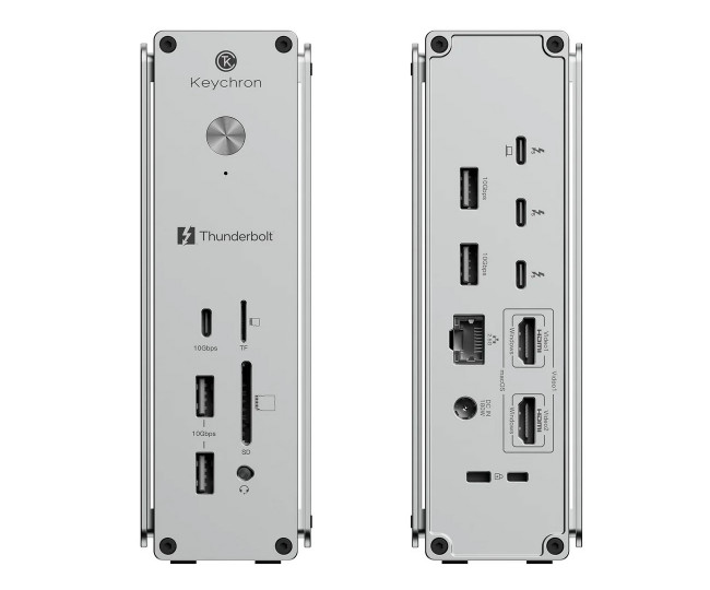 Преміальна док-станція Keychron Thunderbolt 5 Dock (14-in-1)